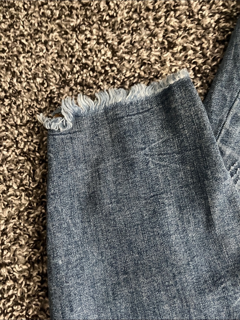 KanCan Distressed Button-Fly Ankle Jeans - Blue - Picture 4 of 5